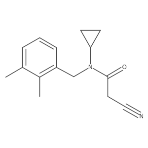 2-Cyano-N-cyclopropyl-N-(2,3-dimethyl-benzyl)-acetamide Structure