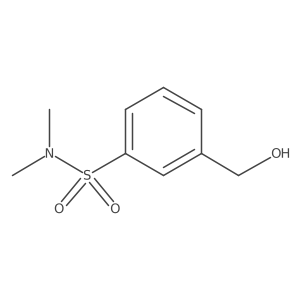 3-(hydroxymethyl)-N,N-dimethylbenzene-1-sulfonamide Structure