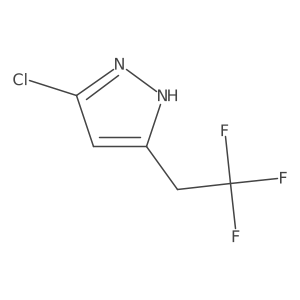3-Chloro-5-(2,2,2-trifluoroethyl)-1H-pyrazole Structure