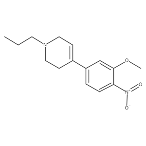 4-(3-Methoxy-4-nitrophenyl)-1-propyl-1,2,3,6-tetrahydropyridine Structure