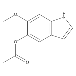 6-methoxy-1H-indol-5-yl acetate结构式