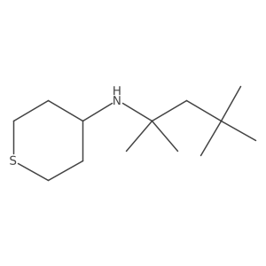 N-(2,4,4-trimethylpentan-2-yl)thian-4-amine Structure