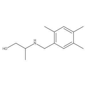 2-{[(2,4,5-Trimethylphenyl)methyl]amino}propan-1-ol结构式