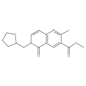 Methyl 2-methyl-5-oxo-6-(tetrahydro-2-furanylmethyl)-5,6-dihydro[1,6]naphthyridine-3-carboxylate Structure
