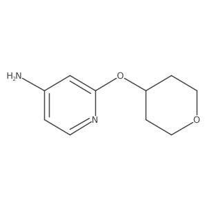 2-[(Tetrahydro-2h-pyran-4-yl)oxy]-4-pyridinamine Structure