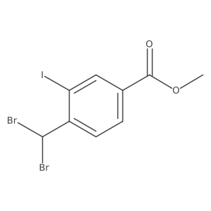Methyl 4-(dibromomethyl)-3-iodobenzoate Structure