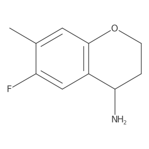 (S)-6-Fluoro-7-methylchroman-4-amine Structure