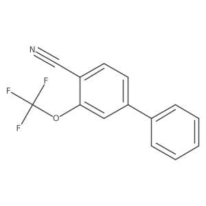 3-(Trifluoromethoxy)-[1,1'-biphenyl]-4-carbonitrile Structure