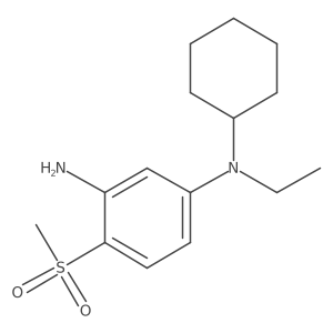 N1-Cyclohexyl-N1-ethyl-4-(methylsulfonyl)-1,3-benzenediamine Structure