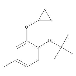 1-Tert-butoxy-2-cyclopropoxy-4-methylbenzene Structure