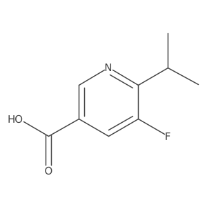 5-Fluoro-6-isopropylnicotinic acid Structure