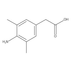 (4-Amino-3,5-dimethyl-phenyl)-acetic acid Structure