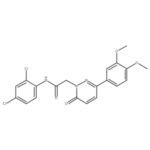 N-(2,4-dichlorophenyl)-2-(3-(3,4-dimethoxyphenyl)-6-oxopyridazin-1(6H)-yl)acetamide Structure