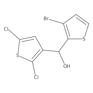 2-Thiophenemethanol, 3-bromo-I+/--(2,5-dichloro-3-thienyl)-结构式