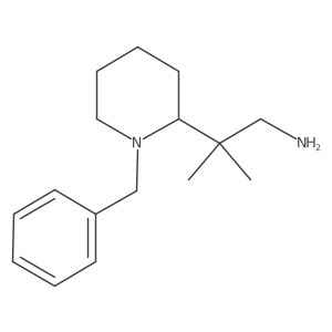 2-(1-Benzylpiperidin-2-yl)-2-methylpropan-1-amine Structure