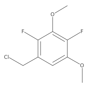 1-(Chloromethyl)-2,4-difluoro-3,5-dimethoxybenzene结构式