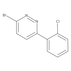 3-Bromo-6-(2-chlorophenyl)pyridazine Structure