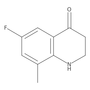 6-Fluoro-8-methyl-1,2,3,4-tetrahydroquinolin-4-one Structure