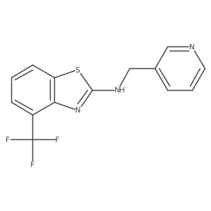 N-(pyridin-3-ylmethyl)-4-(trifluoromethyl)benzo[d]thiazol-2-amine结构式