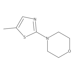 Morpholine, 4-(5-methyl-2-thiazolyl)-结构式