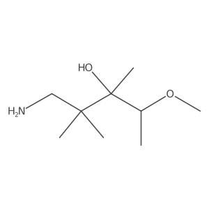 1-Amino-4-methoxy-2,2,3-trimethylpentan-3-ol Structure