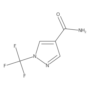 1-(Trifluoromethyl)-1H-pyrazole-4-carboxamide结构式