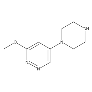 3-Methoxy-5-(piperazin-1-yl)pyridazine Structure