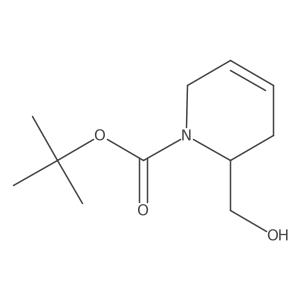 Tert-butyl 2-(hydroxymethyl)-3,6-dihydro-2H-pyridine-1-carboxylate结构式