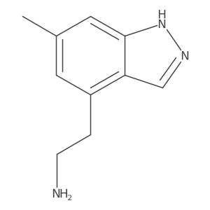 2-(6-methyl-1H-indazol-4-yl)ethan-1-amine结构式