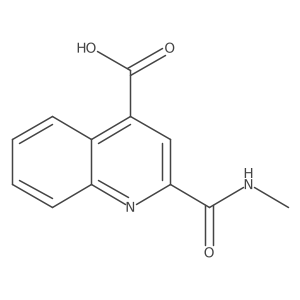 2-[(methylamino)carbonyl]-4-Quinolinecarboxylic acid Structure