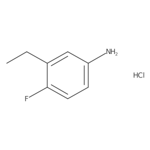 3-Ethyl-4-fluoroaniline hydrochloride Structure