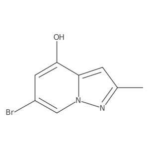 6-Bromo-2-methylpyrazolo[1,5-a]pyridin-4-ol结构式