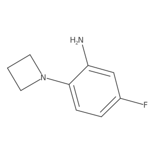 2-(Azetidin-1-yl)-5-fluoroaniline Structure