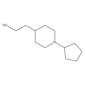 2-(1-Cyclopentylpiperidin-4-yl)ethan-1-ol Structure