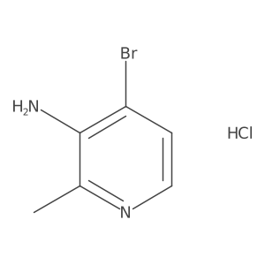 4-Bromo-2-methylpyridin-3-amine hydrochloride结构式