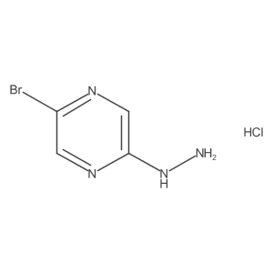 2-Bromo-5-hydrazinylpyrazine hydrochloride Structure