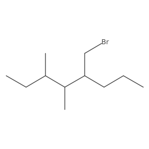 5-(Bromomethyl)-3,4-dimethyloctane Structure
