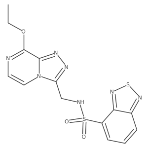 N-((8-ethoxy-[1,2,4]triazolo[4,3-a]pyrazin-3-yl)methyl)benzo[c][1,2,5]thiadiazole-4-sulfonamide结构式