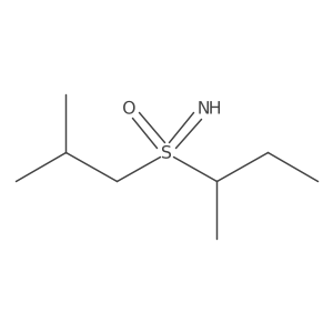 (Butan-2-yl)(imino)(2-methylpropyl)-lambda6-sulfanone结构式