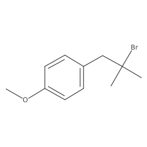 1-(2-Bromo-2-methylpropyl)-4-methoxybenzene结构式
