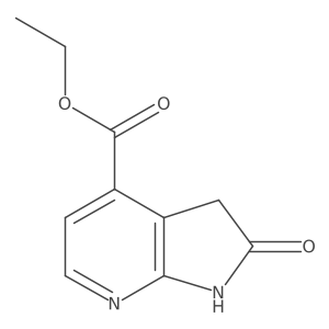 Ethyl 2-oxo-2,3-dihydro-1H-pyrrolo[2,3-b]pyridine-4-carboxylate Structure