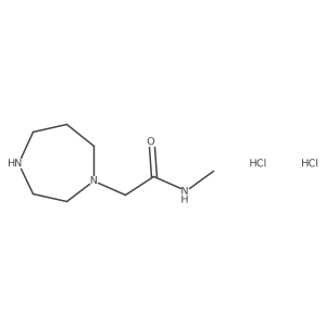 2-(1,4-Diazepan-1-yl)-N-methylacetamide dihydrochloride Structure