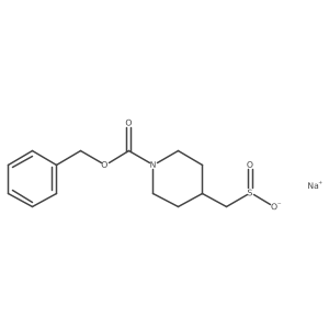 Sodium {1-[(benzyloxy)carbonyl]piperidin-4-yl}methanesulfinate Structure