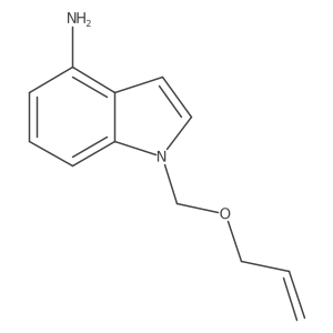 1-[(prop-2-en-1-yloxy)methyl]-1H-indol-4-amine Structure