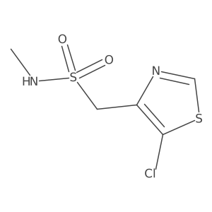 1-(5-chloro-1,3-thiazol-4-yl)-N-methylmethanesulfonamide Structure