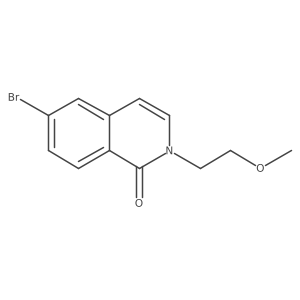 6-Bromo-2-(2-methoxyethyl)isoquinolin-1(2H)-one结构式