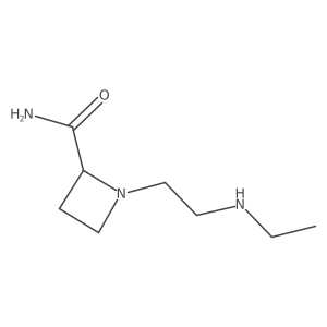 1-[2-(Ethylamino)ethyl]azetidine-2-carboxamide Structure