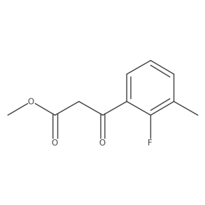 Methyl 3-(2-fluoro-3-methylphenyl)-3-oxopropanoate结构式