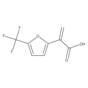 2-[5-(Trifluoromethyl)furan-2-yl]prop-2-enoic acid结构式
