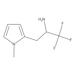 1,1,1-trifluoro-3-(1-methyl-1H-pyrrol-2-yl)propan-2-amine Structure
